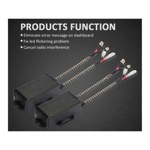 Led Warning Canceller H1 H3 12V Filtro Resistenza Cancella Errore Kit Full Led