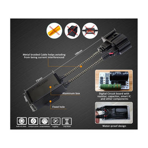 Led Warning Canceller H13 12V Filtro Resistenza Cancella Errore Kit Full Led