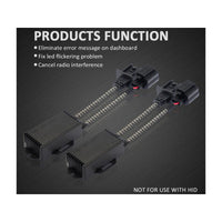 Led Warning Canceller H13 12V Filtro Resistenza Cancella Errore Kit Full Led