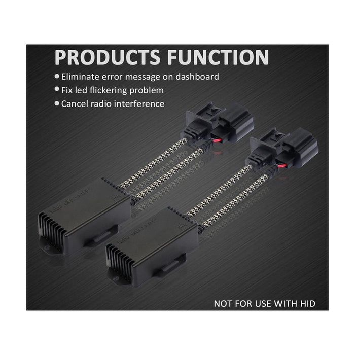 Led Warning Canceller H13 12V Filtro Resistenza Cancella Errore Kit Full Led