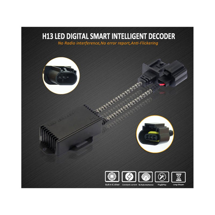 Led Warning Canceller H13 12V Filtro Resistenza Cancella Errore Kit Full Led