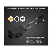 Led Warning Canceller HB3 9005 H10 HB4 9006 12V Filtro Resistenza Cancella Errore Kit Full Led