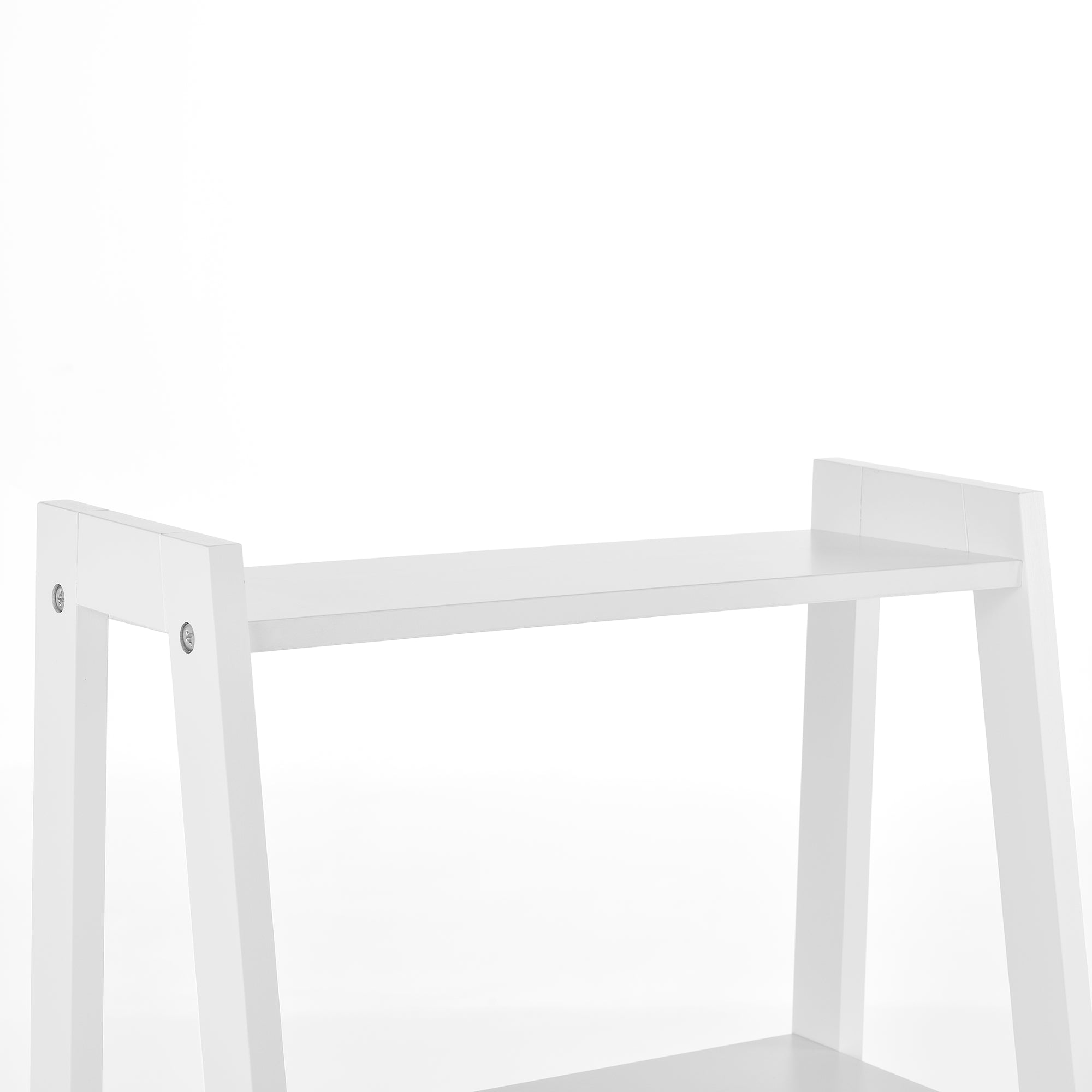 Scaffale a Scala Autoportante con 4 Ripiani 90 x 43 x 32 cm - Bianco [en.casa]