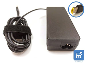 Lenovo Alimentatore caricatore da 90W 20V 4,5A Connettore Rettangolare Giallo 11x4,6mm per ThinkCentre Yoga Tiny