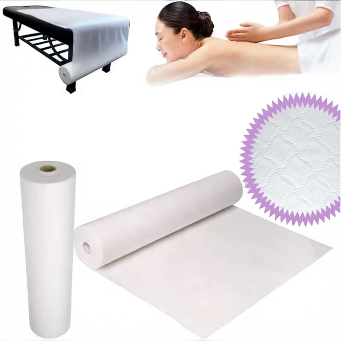 Lenzuolo Medico Monouso 50 mt 135 Strappi 100% Cellulosa Morbido e Resistente 02