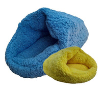 Lettino sacco a pelo cestino per cani gatti morbida coperta 65x30x30cm Art.189