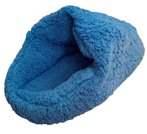 Lettino sacco a pelo cestino per cani gatti morbida coperta 65x30x30cm Art.189