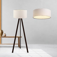 Set di 2 Lampade 'Scunthorpe' Composto di 1 Piantana - Lampada da Terra e 1 Lampadario - Lampada a Sospensione con