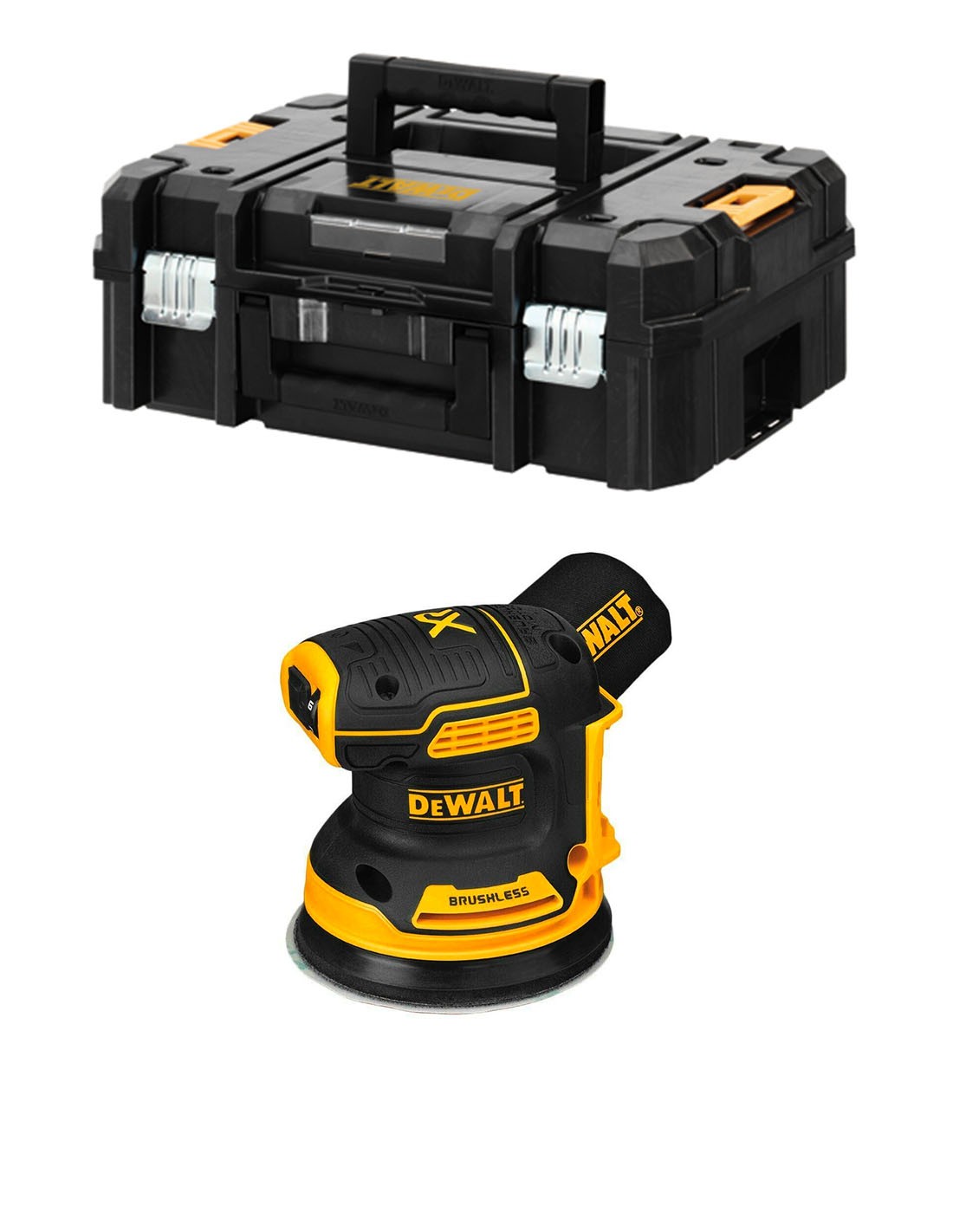 Levigatrice Roto-orbitale DeWALT DCW210NT (Solo corpo + TSTAK II)