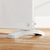 Riscaldatore a Convezione 2000W a Temperatura Regolabile con Telecomando e Timer, 87x21.5x44.5 cm, Bianco