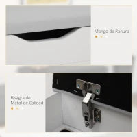 Mobile Scarpiera Salvaspazio con Panca Contenitore e Vani Aperti