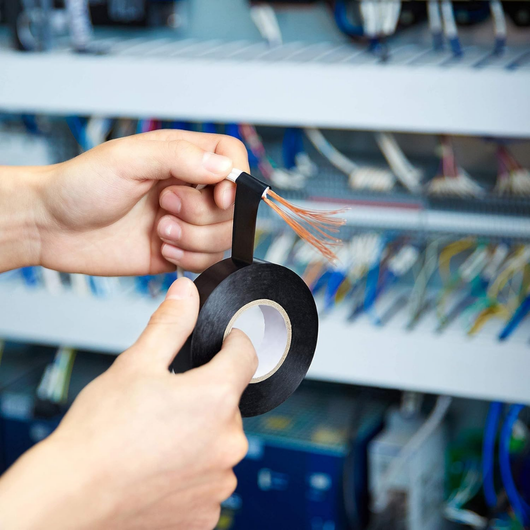 Nastro isolante in pvc autoestinguente raytech per impianti elettrici e cablaggi *** colore nero, dimensioni 15 mm x ...