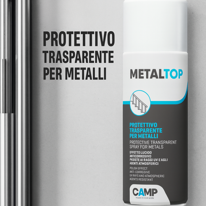 Metal top protettivo trasparente per metalli effetto lucido 400 ml