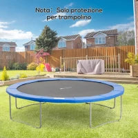 HOMCOM Copertura di Protezione per Trampolino Elastico（Ø366cm）