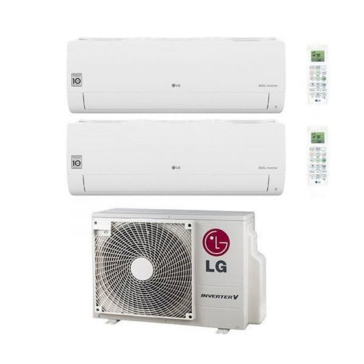 Climatizzatore Condizionatore LG Dual Split Inverter serie LIBERO SMART 7+7 con MU2R15 R-32 Wi-Fi Integrato 7000+7000