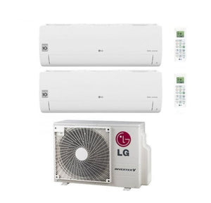 Climatizzatore Condizionatore LG Dual Split Inverter serie LIBERO SMART 9+12 con MU2R17 R-32 Wi-Fi Integrato 9000+12000