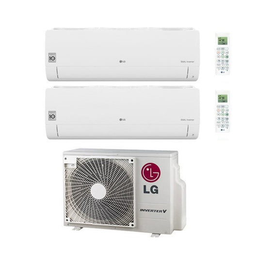 Climatizzatore Condizionatore LG Dual Split Inverter serie LIBERO SMART 9+18 con MU3R19 R-32 Wi-Fi Integrato 9000+18000