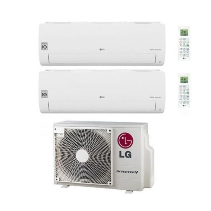 Climatizzatore Condizionatore LG Dual Split Inverter serie LIBERO SMART 9+9 con MU2R15 R-32 Wi-Fi Integrato 9000+9000