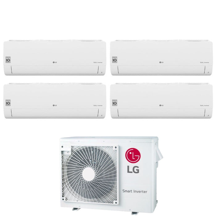 Climatizzatore Condizionatore LG Quadri Split Inverter serie LIBERO SMART 9+9+9+12 con MU4R25 U40 R-32 Wi-Fi Integrato 9000+9000+9000+12000