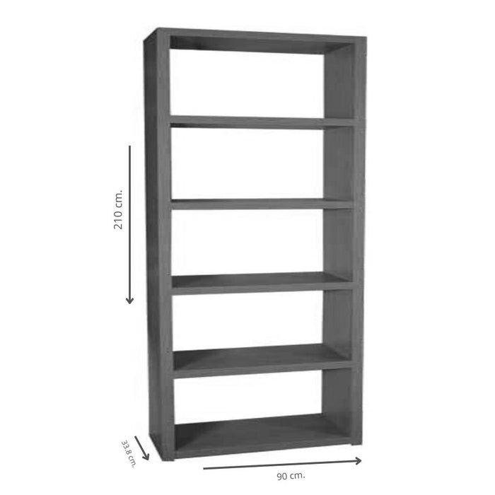 Libreria Himalaya teak 90 x 33.8 x 210 H cm.