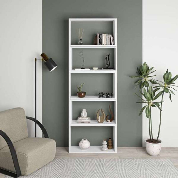 Libreria Wish estensibile angolare bianca 200h