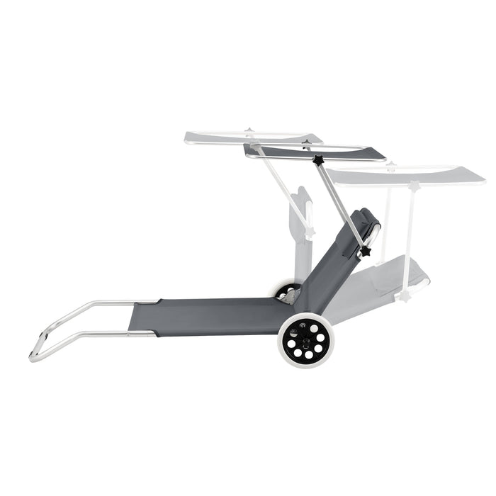 Lettino prendisole su ruote lazkano alluminio poliestere argento opaco grigio scuro 03_0006421
