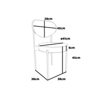 LIEGI ROCK - Coppia di 2 sedie di design in letherette