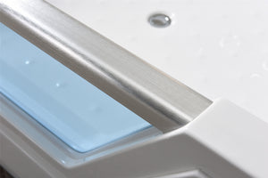 Vasca idromassaggio con vetro panoramico 170 X 120 cm 8 getti – Linda