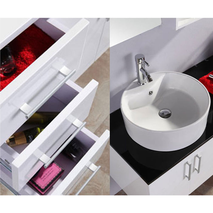 Mobile Bagno Bianco 150 cm Lavabo Incluso – Lion