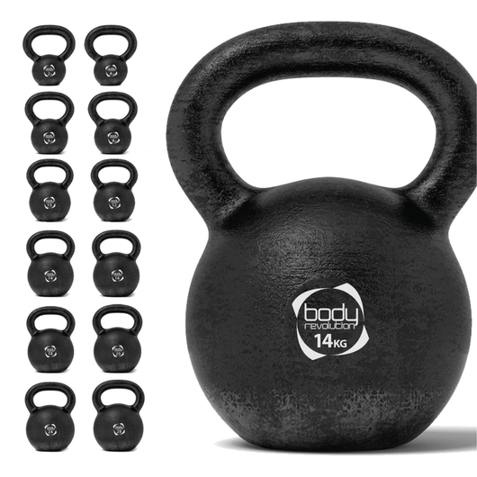 Kettlebell 14kg ghisa – Body Revolution