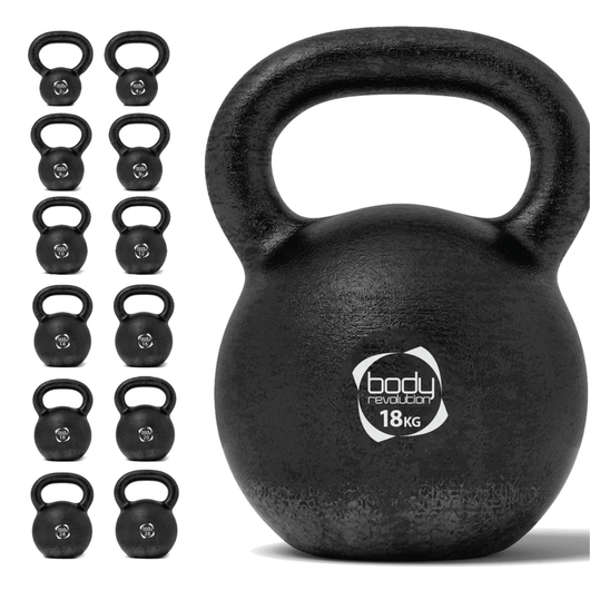Body Revolution Kettlebell Ghisa 18kg – Peso Allenamento