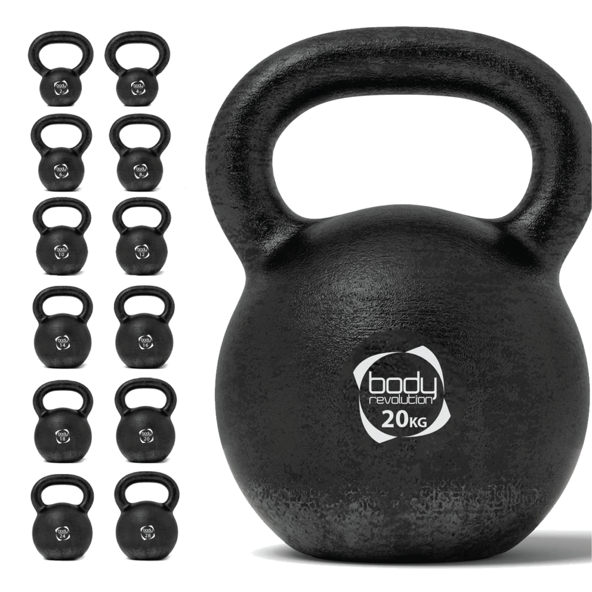 Kettlebell in ghisa 20 kg Body Revolution – Allenamento a casa