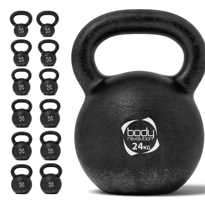 Kettlebell 24kg Body Revolution – Manico comodo, base stabile