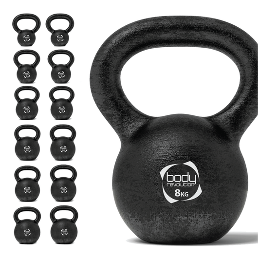 Kettlebell 8kg ghisa – Allenamento casa e palestra