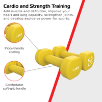 Manubri Neoprene 2 x 1,5kg – Allenamento Casa e Palestra