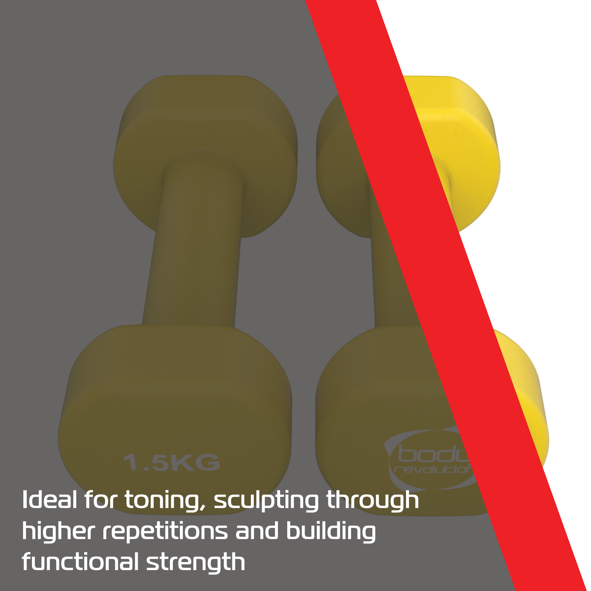 Manubri Neoprene 2 x 1,5kg – Allenamento Casa e Palestra