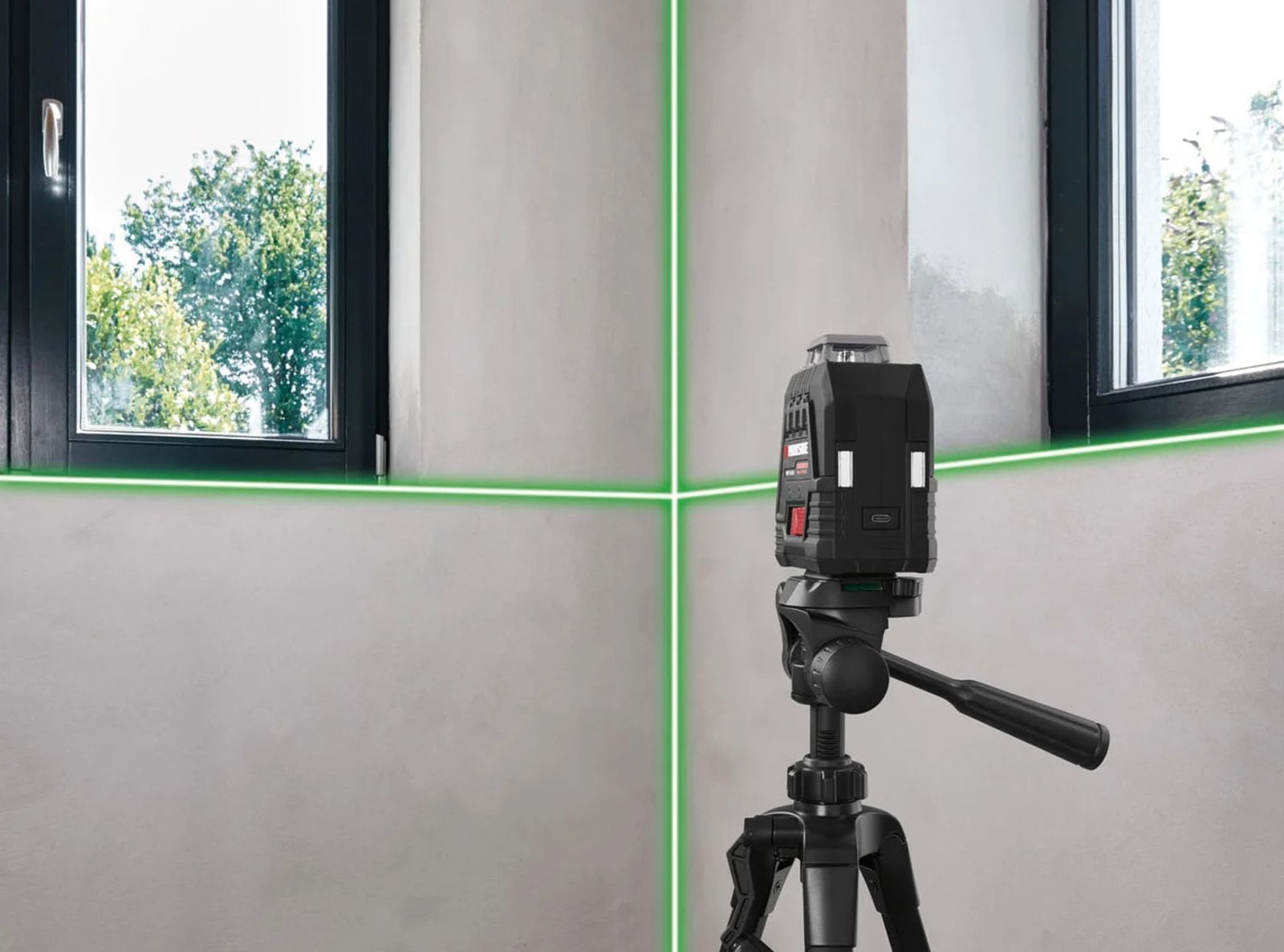 Livella Laser a Croce Senza Fili a 360° PARKSIDE PERFORMANCE PKLLP 360 B3