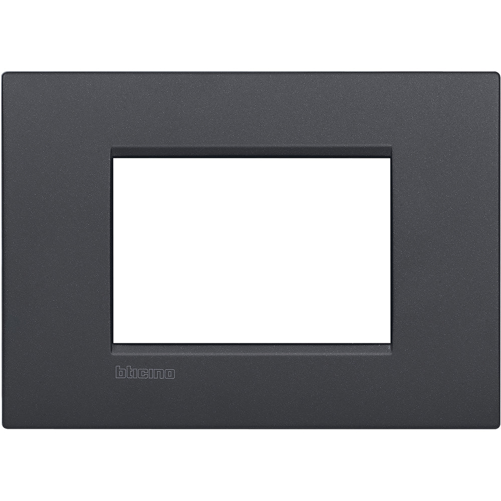 BTICINO Living Light AIR Placca 503 3P antracite LNC4803AR