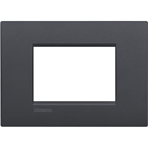 BTICINO Living Light AIR Placca 503 3P antracite LNC4803AR