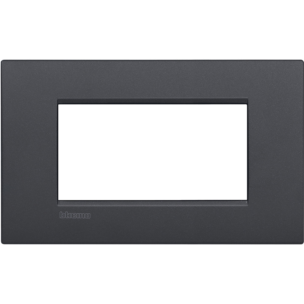 Bticino Living Light placca 4P antracite LNC4804AR