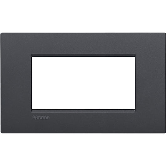 Bticino Living Light placca 4P antracite LNC4804AR