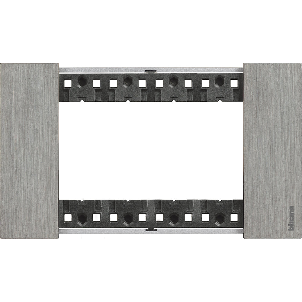 Living NOW placca 504 4P Moduli ACCIAIO KA4804ZG