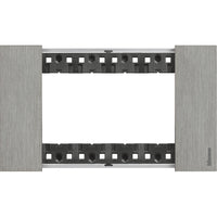 Living NOW placca 504 4P Moduli ACCIAIO KA4804ZG