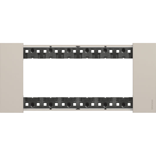 Bticino Living NOW placca 506 6P Moduli SABBIA KA4806KM