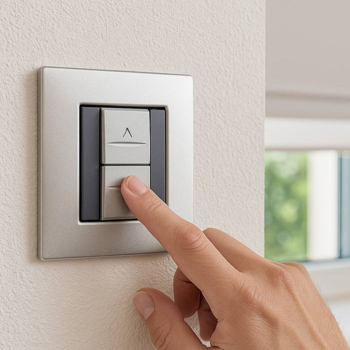 Bticino axolute pulsante doppio 1p no interbloccato varie finiture *** colore grigio, confezione 1