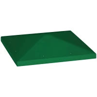 Copertura per Gazebo da Giardino 3x3 m in Tessuto Oxford 600D con Fori di Drenaggio, Verde
