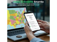 Localizzatore Smart Air Tracker Tag Compatibile Apple solo iOS Batteria di Ricambio Inclusa Adatto per Chiavi Portafoglio Auto Bici Cane Gatto Nero Confezione da 4