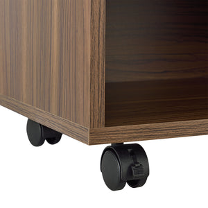 Mobile da Soggiorno Gränne a 4 Scomparti - Color Legno Scuro [en.casa]