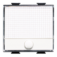 Bticino matix pulsante portanome suoneria unipolare am5008