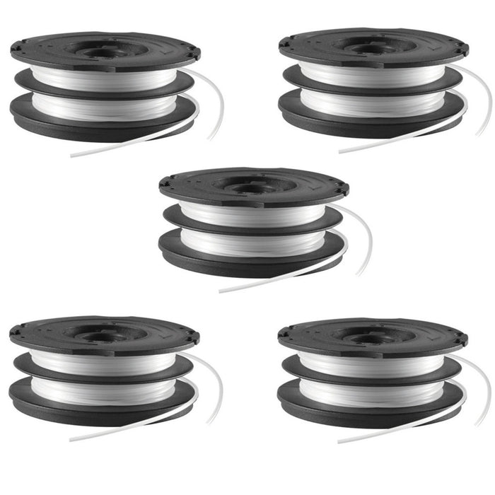 Multipack da 5 rocchetti e filo reflex plus 1,5 mm a6495 black+decker